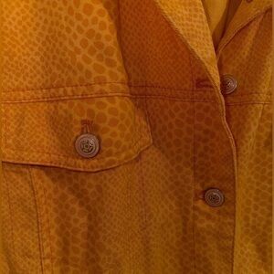 Denim & Co snakeskin denim jacket